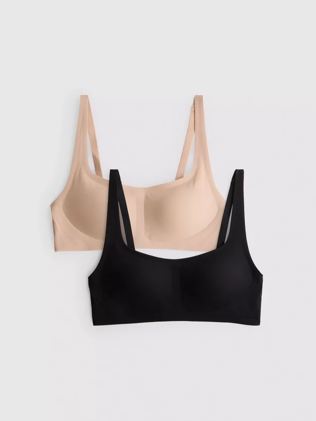 2er-Pack Shapewear-Crop-Top
