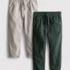 2er-Pack Twill-Hosen