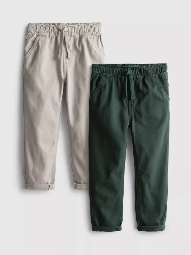 2er-Pack Twill-Hosen