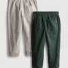 2er-Pack Twill-Hosen