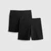 2er-Pack Yoga-Shorts mit hoher Taille