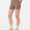 2er-Pack Yoga-Shorts mit hoher Taille