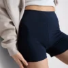 2er-Pack Yoga-Shorts mit hoher Taille