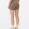 2er-Pack Yoga-Shorts mit hoher Taille