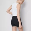 2er-Pack Yoga-Shorts mit hoher Taille