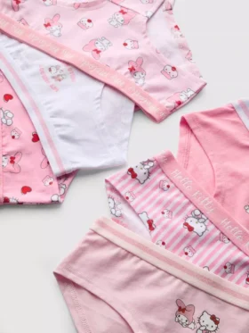 3–15 Jahre | 6er-Pack Hello Kitty Hipster-Slips