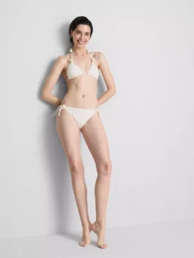 3D-Blumen-Triangel-Bikini-Oberteil