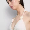 3D-Blumen-Triangel-Bikini-Oberteil