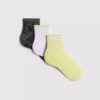 3er-Pack Active Quarter-Crew-Socken