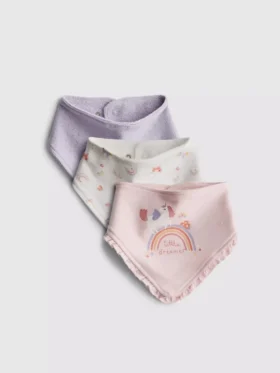 3er-Pack Bandana-Lätzli