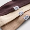 3er-Pack baumwollreiche, gerippte Miami-Tangas