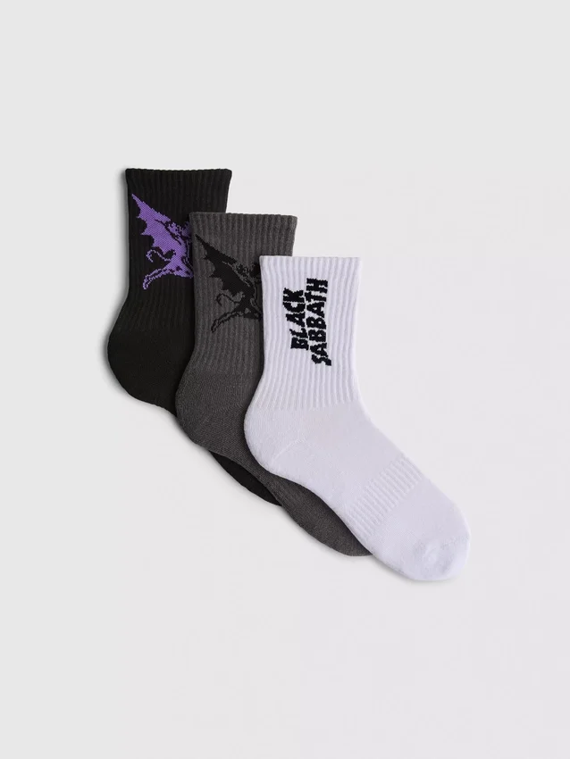 3er-Pack «Black Sabbath»-Socken