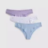 3er-Pack brasilianische Slips mit hohem Baumwollanteil