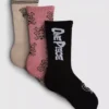 3er-Pack einteilige gerippte Socken