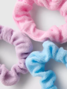 3er-Pack Frottee-Scrunchies