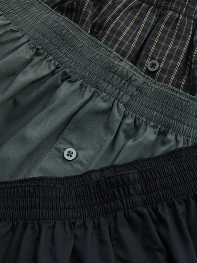 3er-Pack gewebte Boxershorts