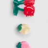 3er-Pack Haarclips in Fruchtform