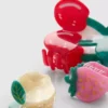 3er-Pack Haarclips in Fruchtform