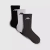 3er-Pack Kappa-Socken in Crew-Länge mit hohem Baumwollanteil