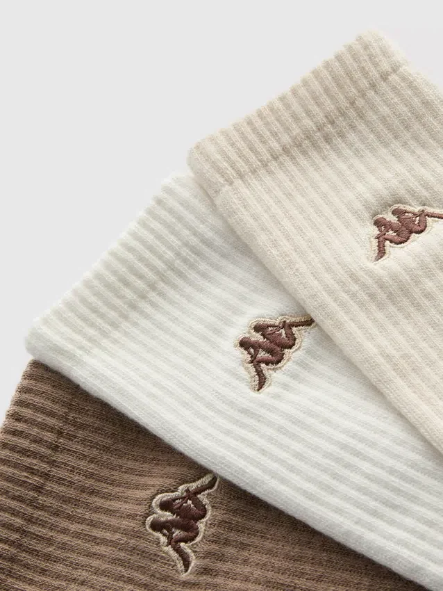 3er-Pack Kappa x Primark Crew-Sportsocken