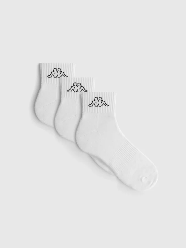 3er-Pack Kappa x Primark Viertel-Crew-Socken