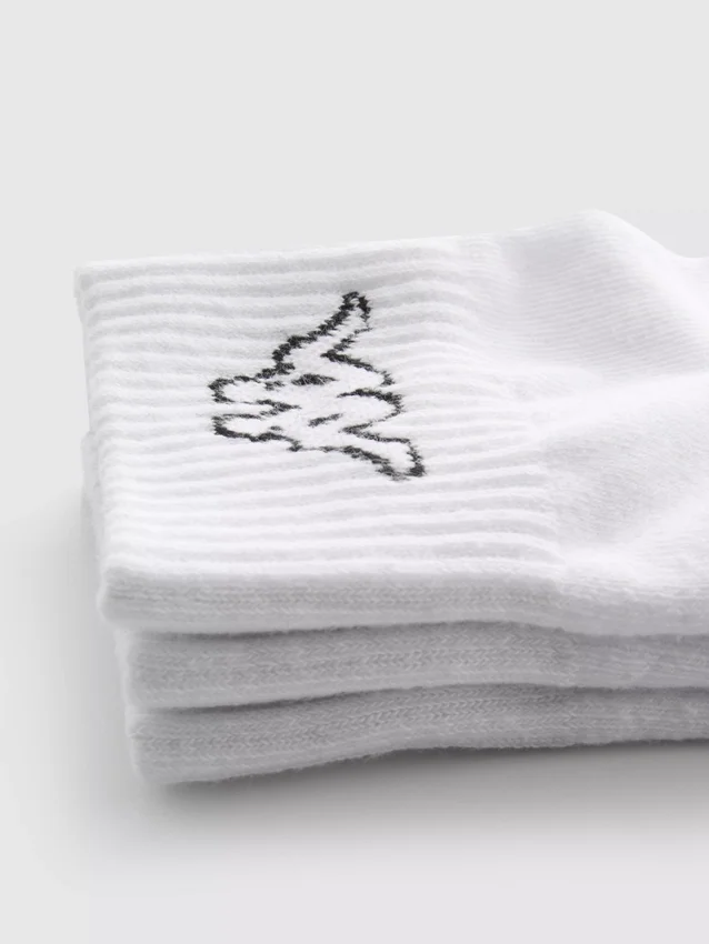 3er-Pack Kappa x Primark Viertel-Crew-Socken