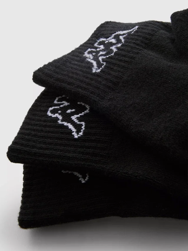 3er-Pack Kappa x Primark Viertel-Crew-Socken