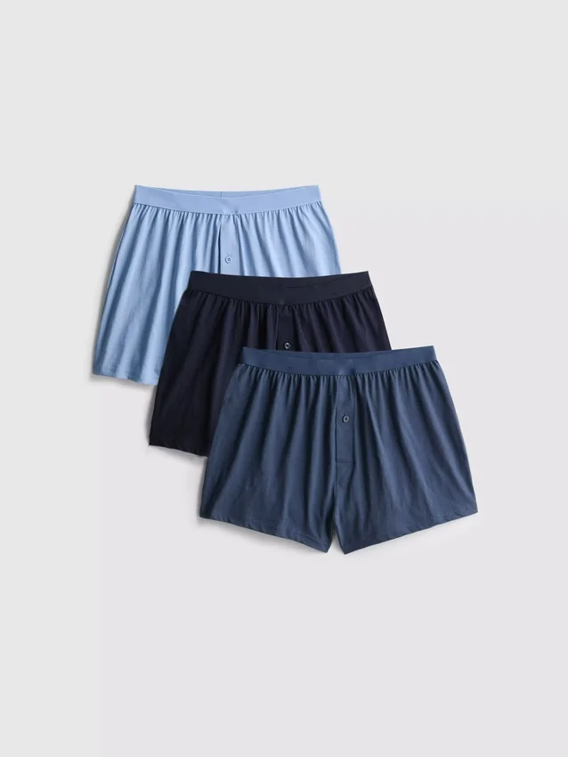 3er-Pack lockere Boxershorts