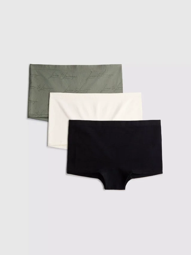 3er-Pack «Love to Lounge»-Boy-Shorts