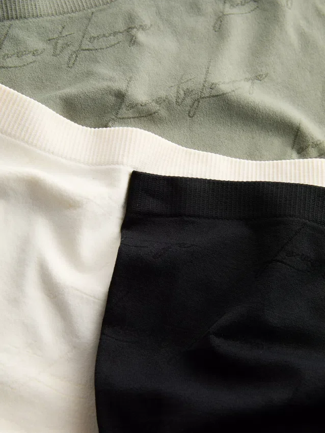 3er-Pack «Love to Lounge»-Boy-Shorts