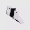 3er-Pack Mikrofaser-Quarter-Crew-Aktiv-Socken