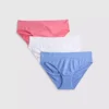 3er-Pack nahtlose, geraffte Mini-Slips