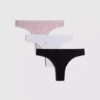 3er-Pack nahtlose Jacquard-Tanga