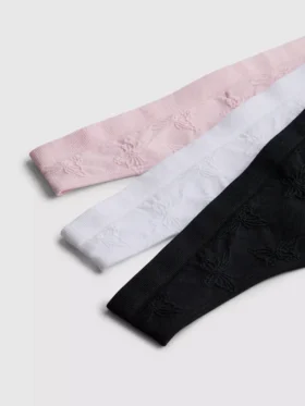 3er-Pack nahtlose Jacquard-Tanga