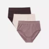 3er-Pack nahtlose Slips mit hoher Taille