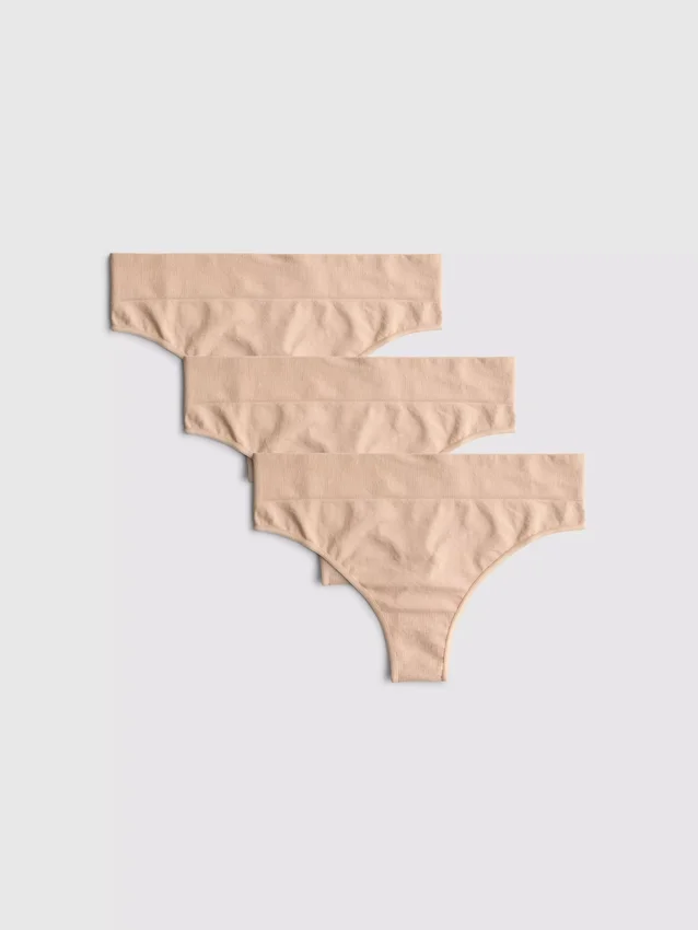 3er-Pack nahtlose Strings