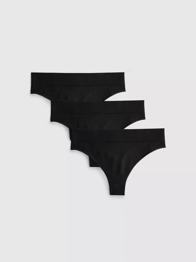 3er-Pack nahtlose Strings