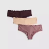3er-Pack neutrale Hipster-Slips aus Mikrofaser