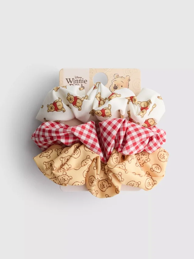 3er-Pack Scrunchies mit Winnie-Puuh-Motiv von Disney