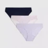3er-Pack unsichtbare Mini-Slips mit hohem Baumwollanteil