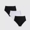 3er-Pack unsichtbare Slips mit hoher Taille