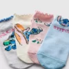 4er-Pack Disney-Stitch-Sneaker-Socken