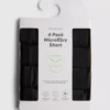 4er-Pack kurze Slips aus Mikrofaser als Shorts