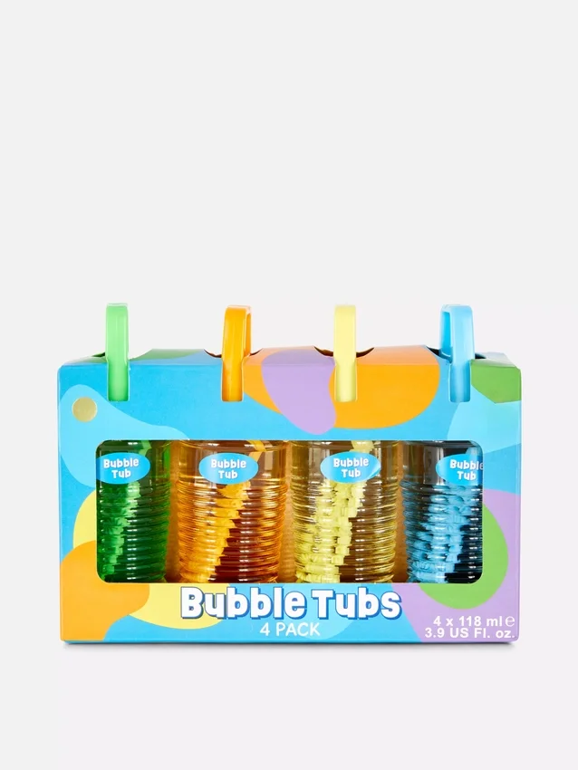 4er-Pack Seifenblasen-Sets