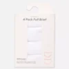4er-Pack Unterhosen aus reiner Baumwolle
