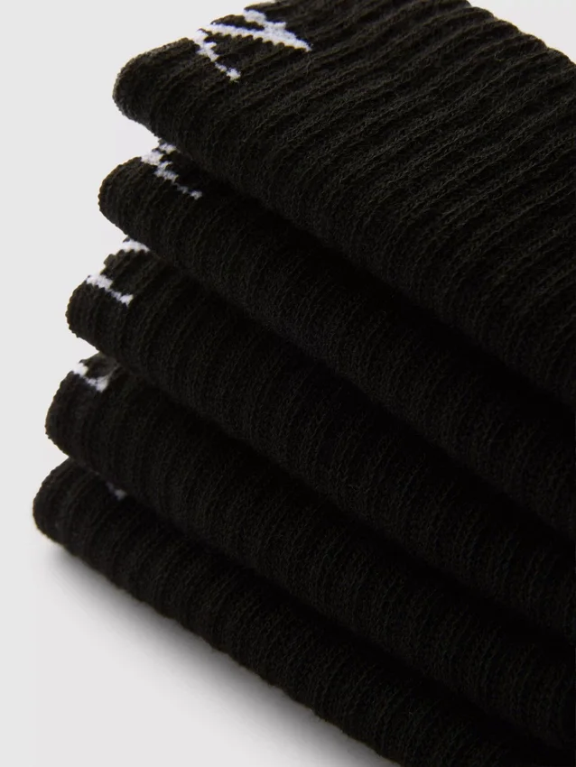 5er-Pack Active Quarter Crew Socken
