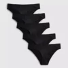 5er-Pack brasilianische Slips aus Mikrofaser