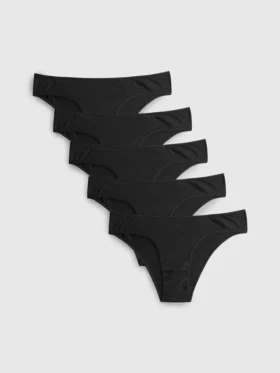 5er-Pack Brazilian-Slips aus Baumwolle
