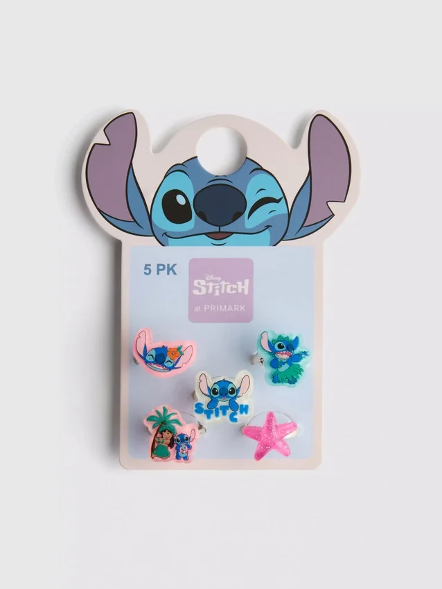 5er-Pack Disney-Stitch-Charm-Ringe