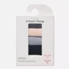 5er-Pack einfarbige Strings